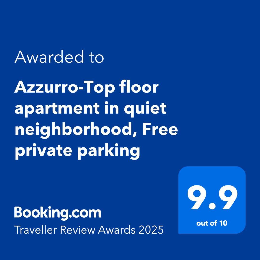 Azzurro-Top Floor Apartment In Quiet Neighborhood, Free Private Parking Varna Extérieur photo
